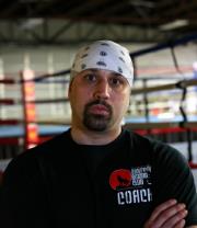 Coach Jeff Mucci of Wolfpack Boxing Club in Pittsburgh PA